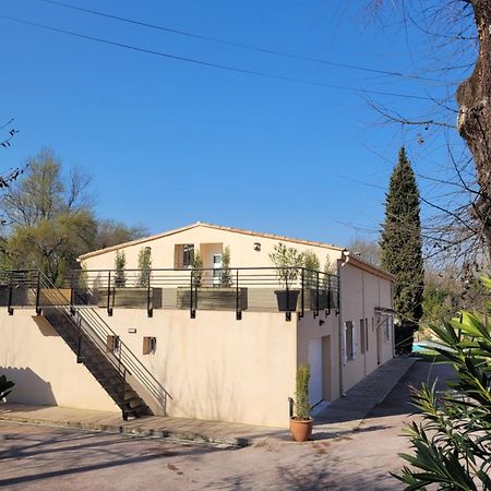 Villa L'Abaguie-Charmant Logement Au Calme Entre Mer Et Montagne Cagnes-sur-Mer Luaran gambar